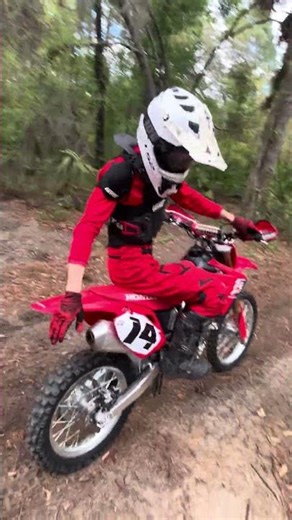 CRF 150r on the limiter