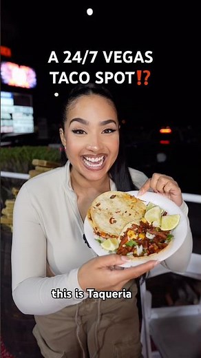 The Best 24-Hour Tacos in Las Vegas ‼️ #foodie #tacos #mexicanfood #shorts #vegas
