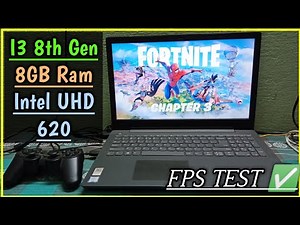 Fortnite Chapter 3 Game Tested on Low end pc|i3 8GB Ram & Intel UHD 620|Fps Test 😇|
