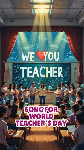 WE LOVE YOU TEACHER – Lyrics | An Appreciation Song Dedicated to All Teachers Around the World.