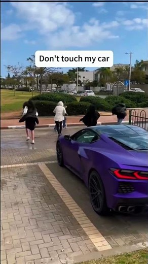 If someone is touching or sitting on your car, start the engine😉#funny#supercar#donttouchmycar #fyp