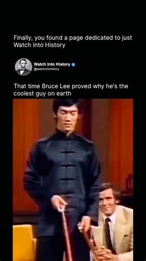 Watch Into History on Instagram: "Bruce Lee was born on November 27, 1940, in San Francisco and raised in Hong Kong, where he became a child film star and later a street fighter. Concerned for his safety, his parents sent him to the United States in 1959. There, he studied philosophy at the University of Washington, which deeply shaped his thinking. He trained intensely in martial arts, particularly Wing Chun, and began developing his own approach based on practicality, speed, and adaptability r