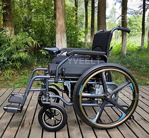 [Hot Item] Household Use Remote Control Portable Folding Electric Wheelchair for Disabled People Elderly