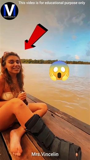 😱Lady Saw Shocking River In The Jungle!! #shorts #ytshorts #youtubeshorts #viralshorts #trending