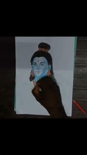 #simple god ram drawing #easy drawing #trending #art