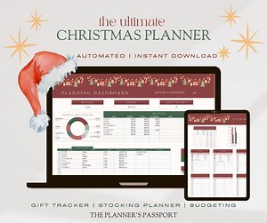Christmas Gift Tracker, Christmas Budget, Christmas Card Tracker, Stocking Planner, Christmas Planner, Christmas Gift List Template - Etsy