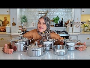 Le Creuset Signature Stainless Steel 5 Piece Pan Set Unboxing | Afelia's Kitchen