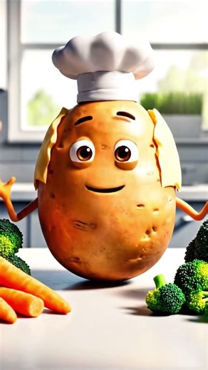 I’m Not Junk Food! Talking Potato Explains Why Potatoes Are Healthy