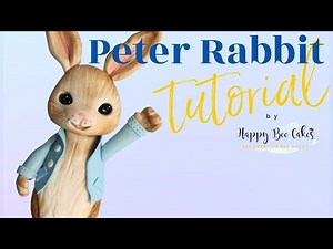 Peter Rabbit cake topper tutorial