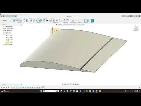 Simple way to model wing ailerons and elevator, scale and simple in Fusion 360/ CAD and Servo slots