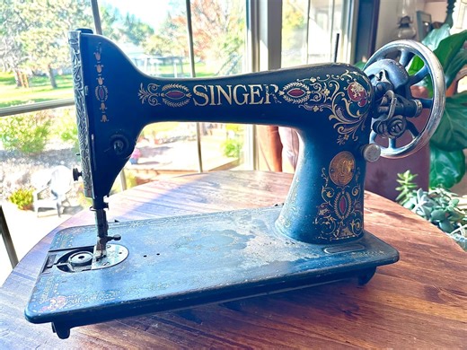 Antique 1913 Singer Model 66 Sewing Machine – Works – Red Eye Decals - Etsy