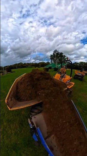 Amazing Mini Dumper Loading Soil | Powerful Site Dumper in Action | Heavy Equipment Work