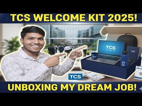 Finally! Unboxing my TCS Welcome Kit 2025!🥳🤩💻. #tcsignite#prathmeshnyaynitvlog#trending#viral#vlog