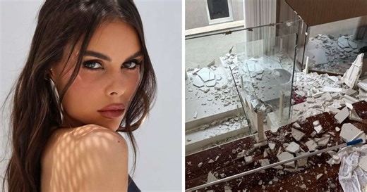 Teto de casa de mãe de filha de Neymar desaba e Amanda Kimberlly mostra danos