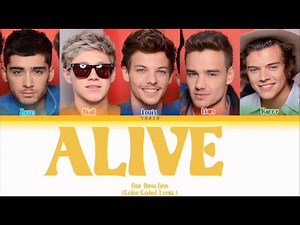 One Direction - Alive (Color Coded Lyrics)