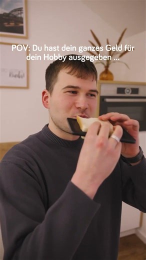 Ganzes Geld für Hobby ausgegeben