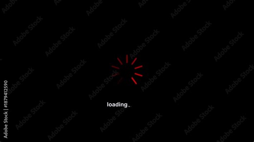 Loading icon template design, use for refresh and waiting process website and application progress..4k video ....