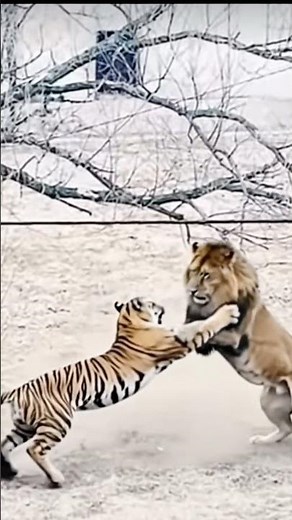 When a Lion and a Tiger Meet: An Unforgettable Encounter