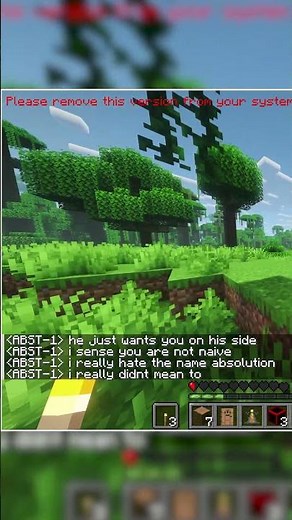 this minecraft mod is genuinely terrifying 🚫