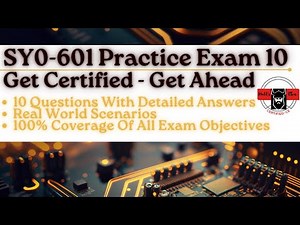 CompTIA Security+ sy0-601 Exam 10