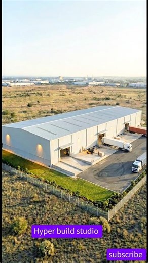 Industrial Warehouse Construction Timelapse | Raw Land to Fully Operational Factory#usashorts