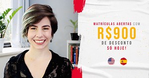 As matrículas para a Fluency Academy estão abertas e hoje é o último dia para você aproveitar o desconto de R$ 900 nos cursos de Espanhol e Inglês! ⠀⠀⠀⠀⠀⠀⠀⠀⠀ ➡️ Para saber tudo sobre as novas turmas e garantir uma das vagas com desconto, é só clicar em 'Saiba Mais'. ⠀⠀⠀⠀⠀⠀⠀⠀⠀ Além do espanhol, estamos abrindo vagas para as turmas de inglês, francês, italiano e alemão. Aproveite esta chance e termine 2020 falando um novo idioma! | Fluency Espanhol