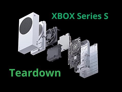 How to disassemble and take apart a Microsoft Xbox Series S. #xbox