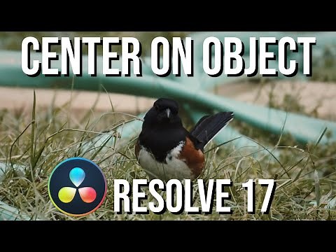 How to Center Camera on Moving Object in DaVinci Resolve 17