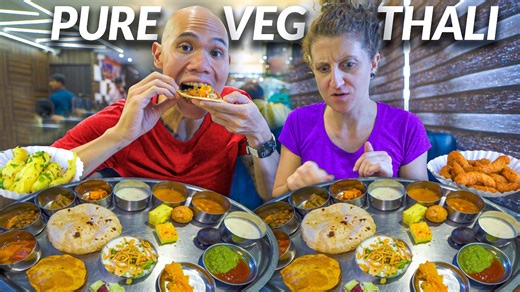 Ahmedabad street food tour with Gujarati thali vegetarian delights