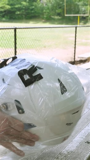 23 reactions | Building a helmet on location! What's better than a helmet on a field ️? Make sure to upgrade your helmet game!  #football #sports #football helmet | Green Gridiron | Facebook