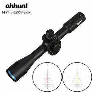 ohhunt® 4.5-18X44 SFIR Tactical FFP Rifle Scopes Side Parallax R/G Gla