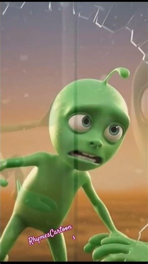green Alien short #funny #alienremix #greenalien