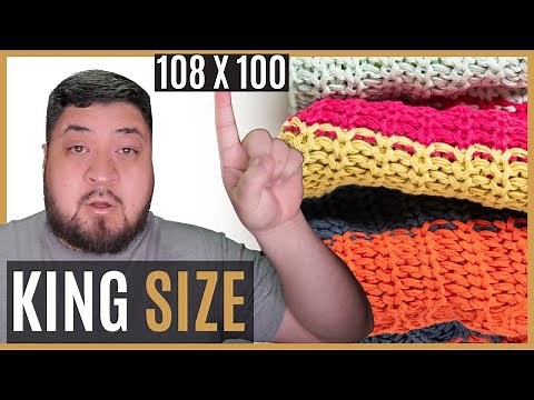How many Crochet Stitches for a King Size Blanket