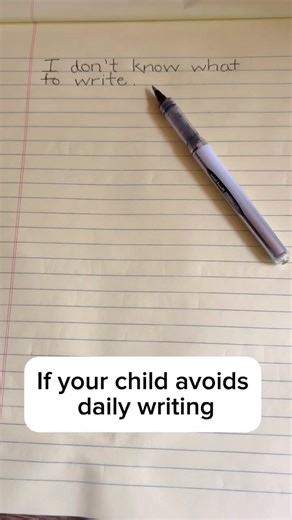 If Writing Feels Hard for Your Child, Try This
