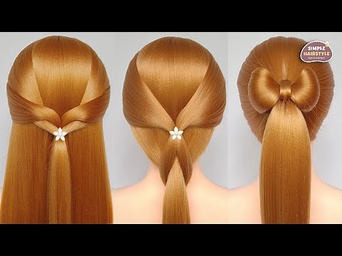 Easy Ponytail Hairstyle For Girls | Bow Hairstyle For Outgoing | Simple Hairstyle For Everyday