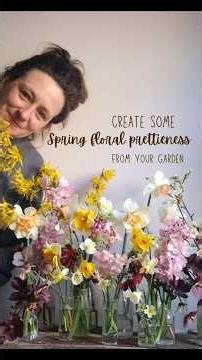 Create a quick and easy spring flower display