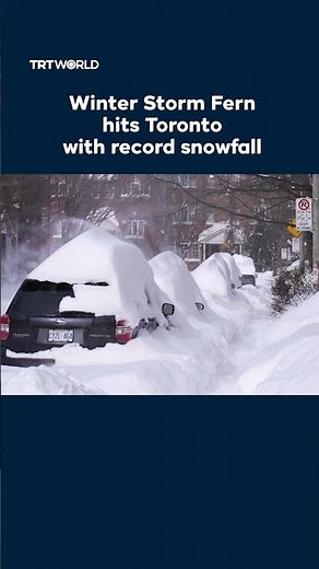 Winter Storm Fern hits Toronto with record snowfall