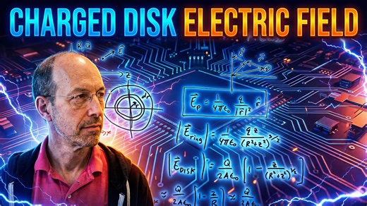 Electric field of a charged disk: numerical and analytical comparison