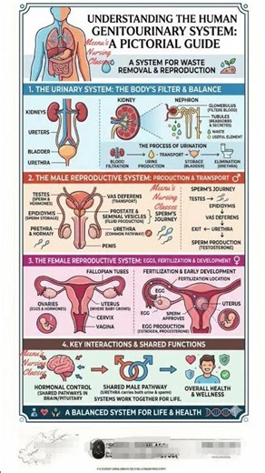 Genitourinary System #genitourinarysytem #medicalstudents #nursing #nursingstudent #medicine