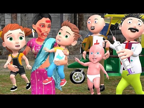 Scary Injection for Kids | Funny Cartoon Doctor Story 😱💉