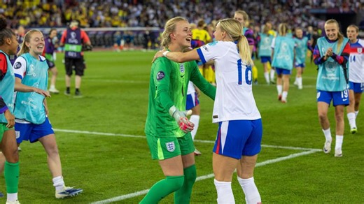 Hampton the difference in bizarre shootout, but England needed super-subs to beat Sweden