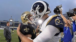 381K views · 607 reactions | In one of the biggest matchups of Week 12, Jared Goff and the Los Angeles Rams defeated the New Orleans Saints 26-20 to end the Saints' winning streak. Full #NOvsLAR highlights! | NFL Game Recaps | Facebook