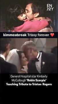 Kimberly McCullough pays tribute to her onscreen dad Tristan Rogers #tristanrogers