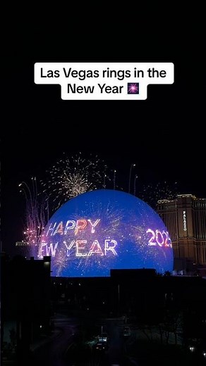 SPHERE Las Vegas New Years countdown 2025