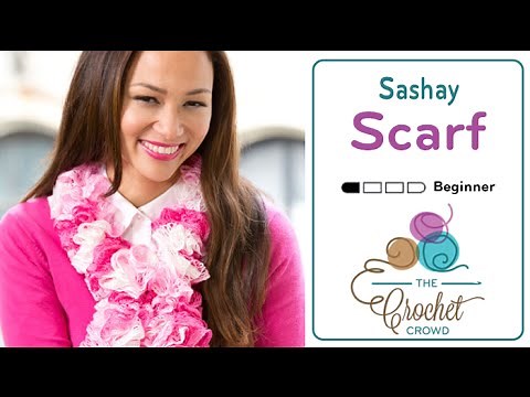 Knit Sashay Scarf | BEGINNER | The Crochet Crowd