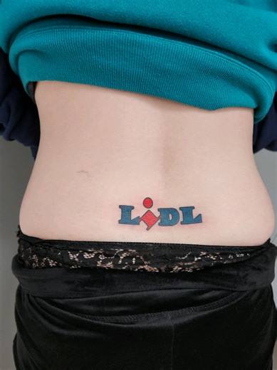 Funny Lidl Tramp Stamp Tattoo Explained