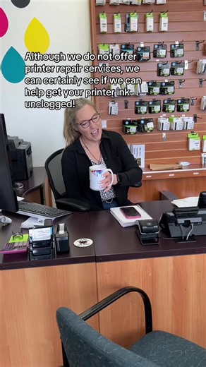 Although we do not offer printer repair services, we can certainly see if we can help get your printer ink unclogged! #printer #yxebusiness