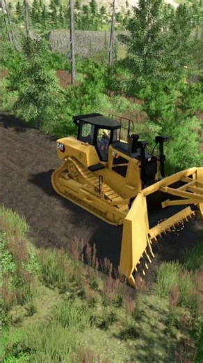 CAT D7 is a BEAST #farmingsimulator25 #dozer