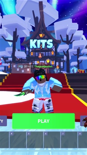 Silly legs dance emote in #bedwars