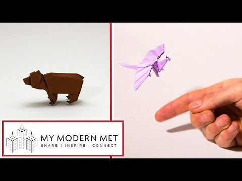 Origami Stop-Motion Animation by Ross Symons